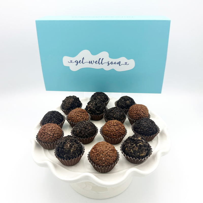 Get Well Soon Chocolate Lovers Brigadeiros — handcrafted Brazilian brigadeiro gift