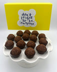 Don't Forget to be Awesome Milk Chocolate Brigadeiros