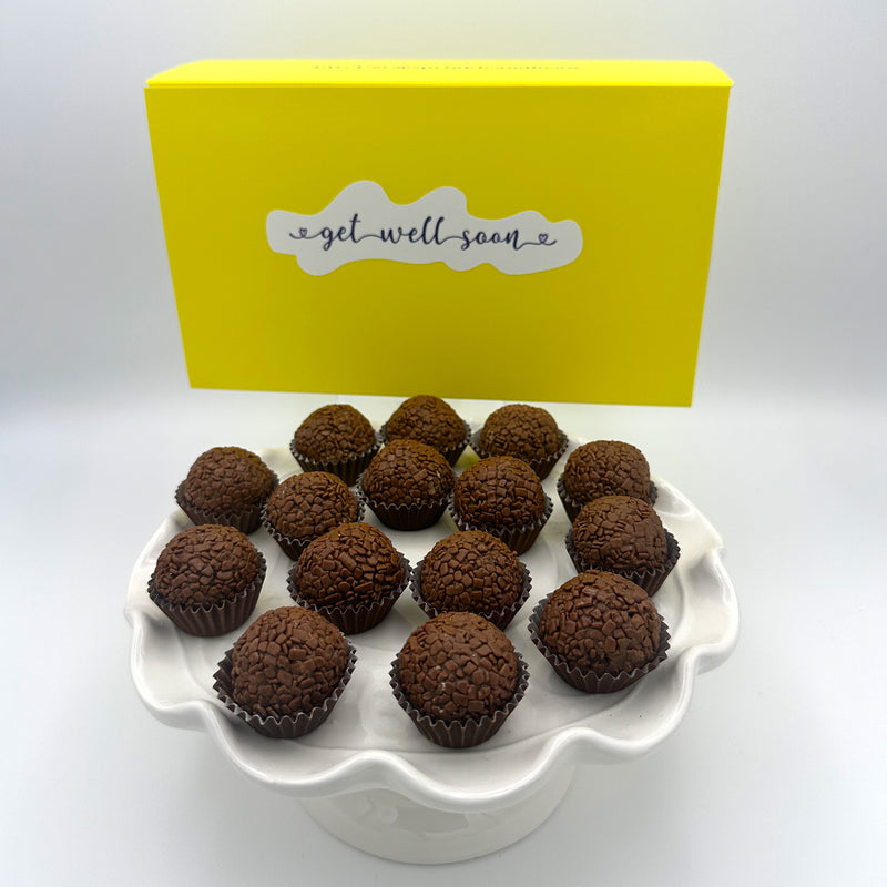 Get Well Soon Milk Chocolate Brigadeiros — handcrafted Brazilian brigadeiro gift