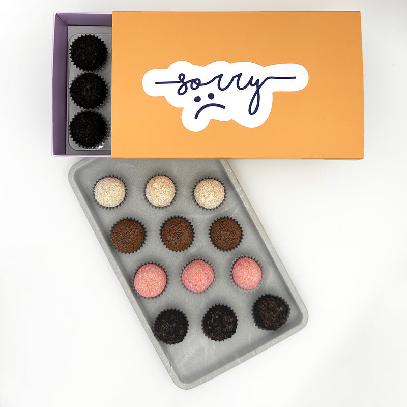 I'm Sorry Classic Brigadeiros — handcrafted Brazilian brigadeiro gift