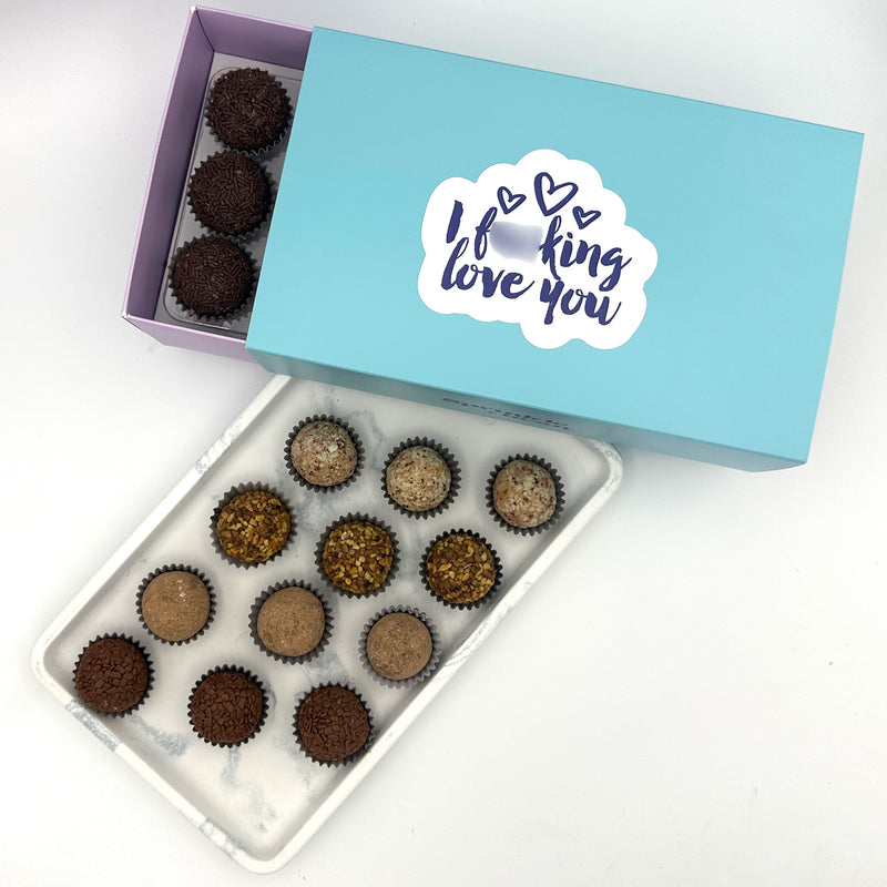 I F-ing Love You! Specialty Assortment Brigadeiros — handcrafted Brazilian brigadeiro gift