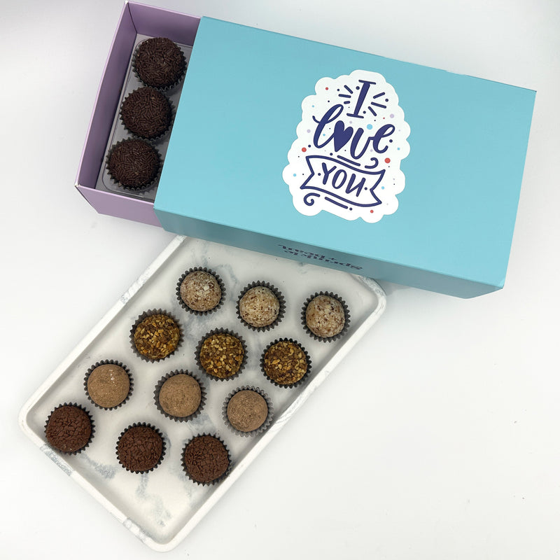 I Love You Specialty Assortment Brigadeiros — handcrafted Brazilian brigadeiro gift