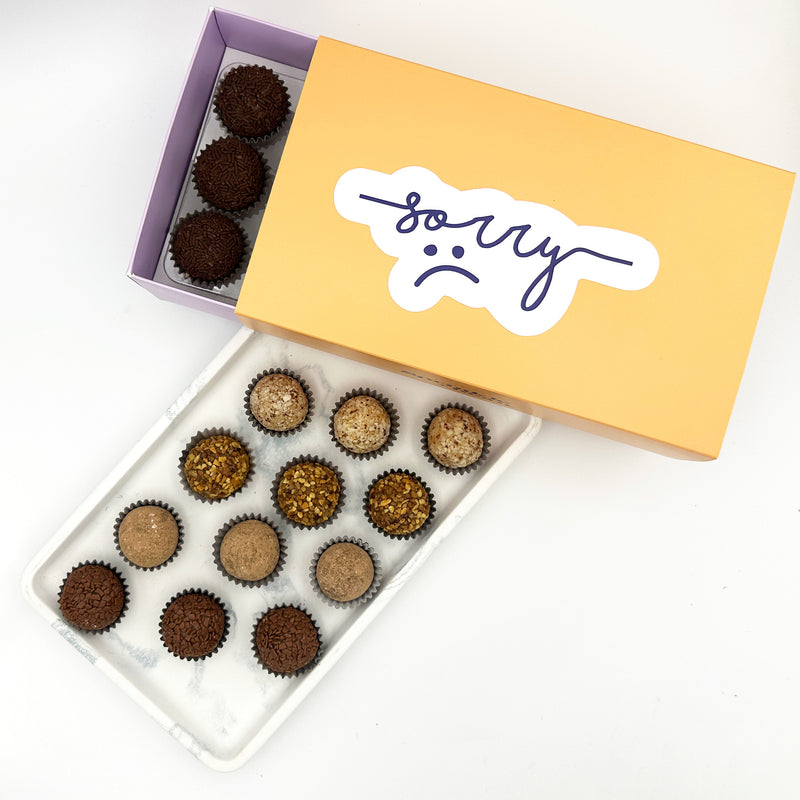 I'm Sorry Specialty Assortment Brigadeiros — handcrafted Brazilian brigadeiro gift