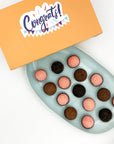 Congrats Chocolate + Strawberries Brigadeiros