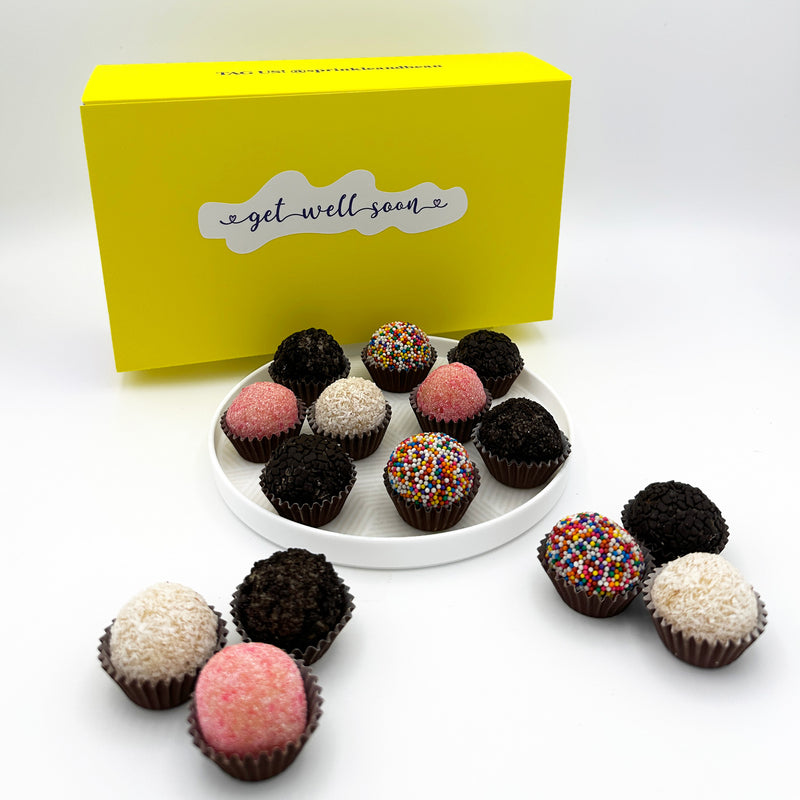 Get Well Soon Classic Celebration Brigadeiros — handcrafted Brazilian brigadeiro gift
