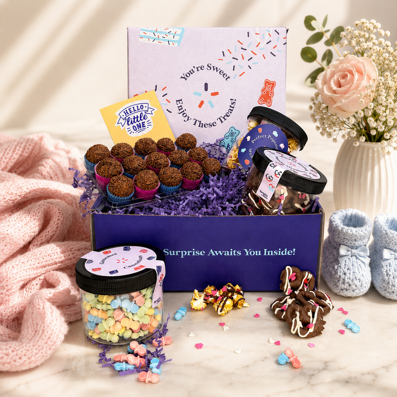 A New Baby To Love — handcrafted Brazilian brigadeiro gift