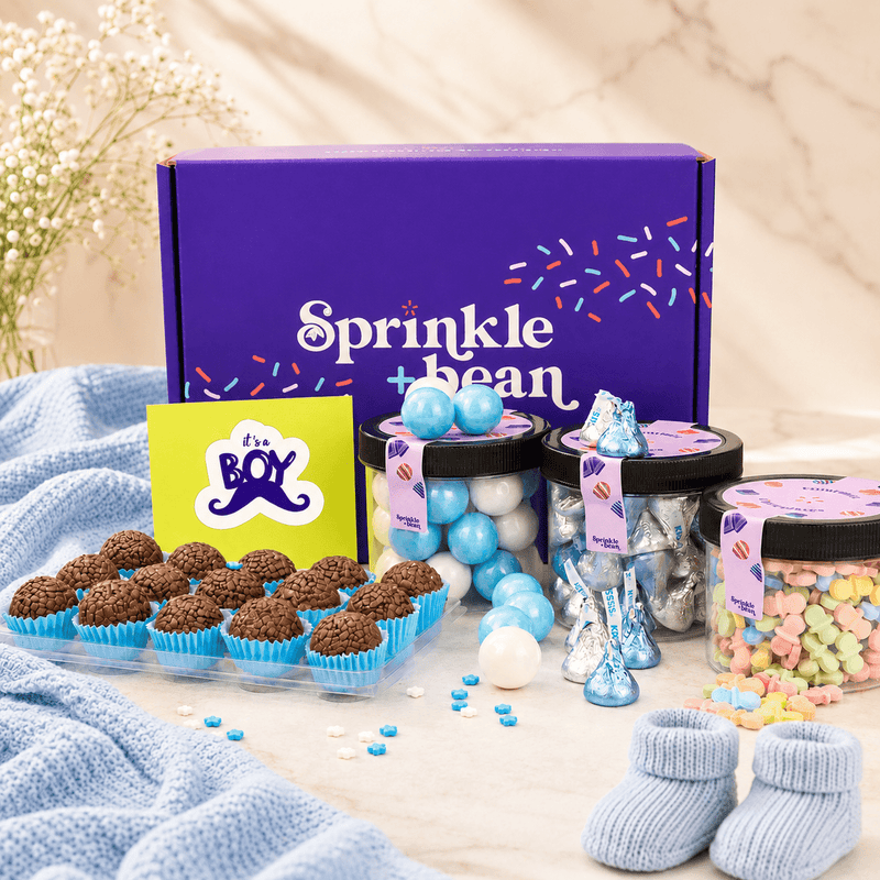 A Sweet Baby Boy — handcrafted Brazilian brigadeiro gift