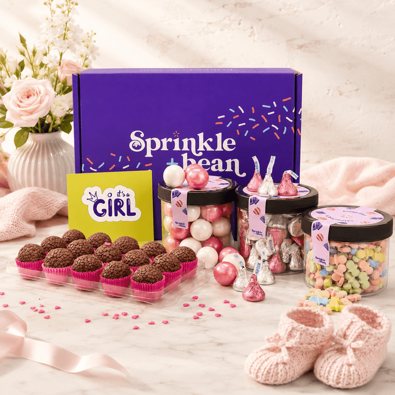 A Sweet Baby Girl — handcrafted Brazilian brigadeiro gift