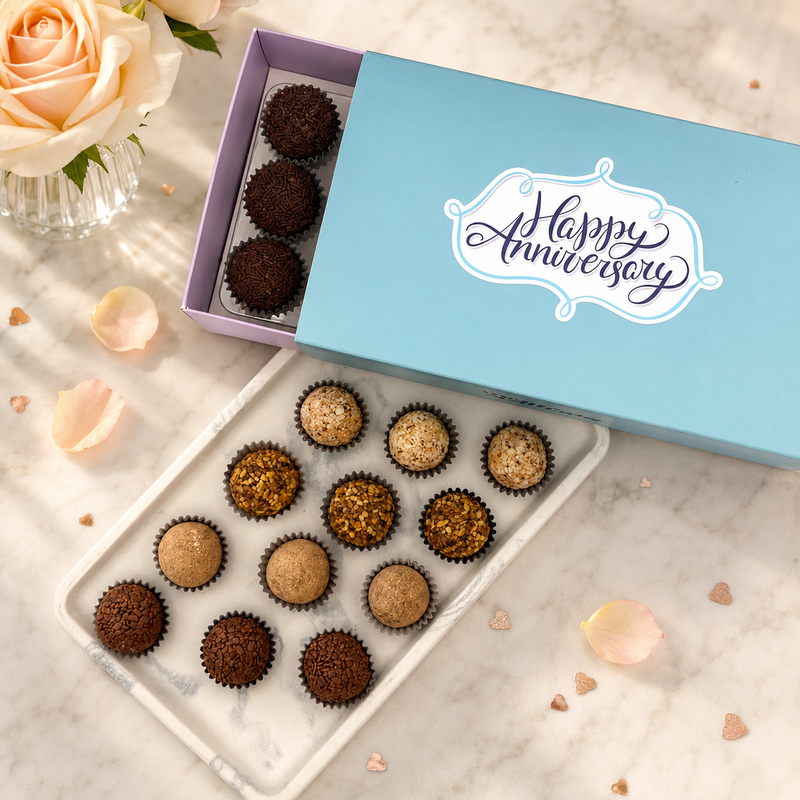 Anniversary Specialty Brigadeiros — handcrafted Brazilian brigadeiro gift
