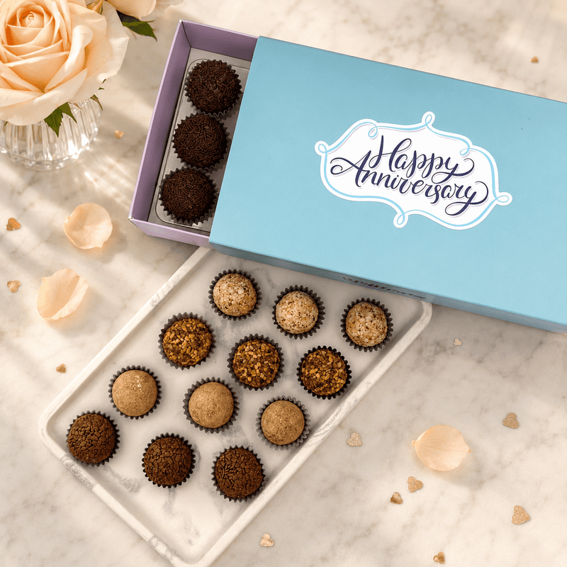 Anniversary Specialty Brigadeiros — handcrafted Brazilian brigadeiro gift