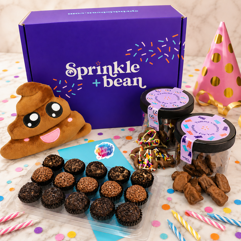 Chocolate Lovers Birthday Celebration — handcrafted Brazilian brigadeiro birthday gift