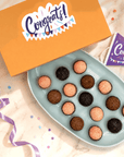 Congrats Chocolate + Strawberries Brigadeiros