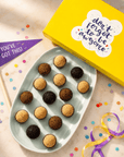 Don't Forget to be Awesome - Chocolate + Coffee Brigadeiros
