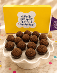 Don't Forget to be Awesome Milk Chocolate Brigadeiros