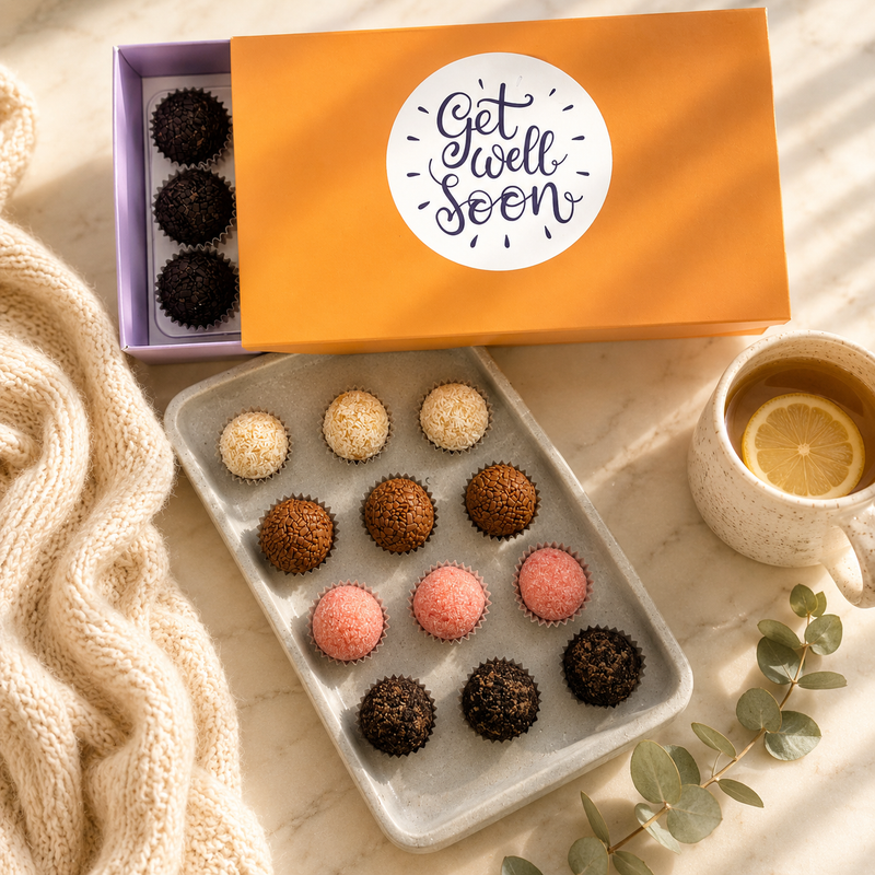 Get Well Soon Classic Brigadeiros — handcrafted Brazilian brigadeiro gift