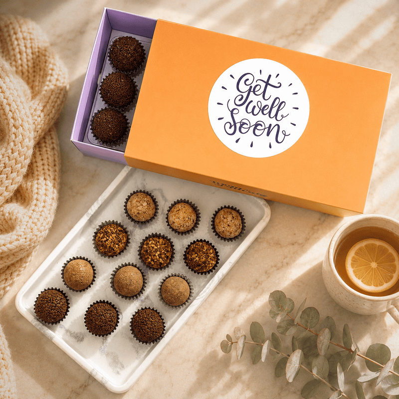 Get Well Soon Specialty Assortment Brigadeiros — handcrafted Brazilian brigadeiro gift