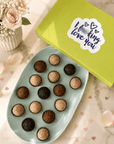 I F-Ing Love You Chocolate + Coffee Brigadeiros
