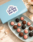 I F-Ing Love You Chocolate + Strawberries Brigadeiros