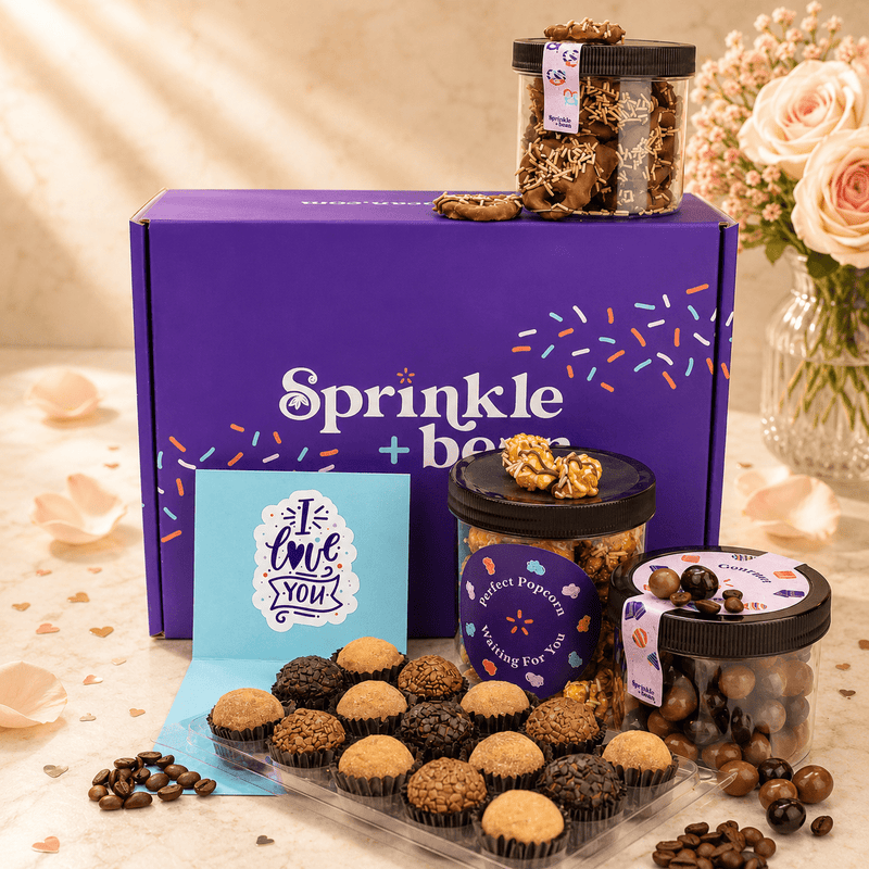 I Love You More than Coffee — handcrafted Brazilian brigadeiro gift