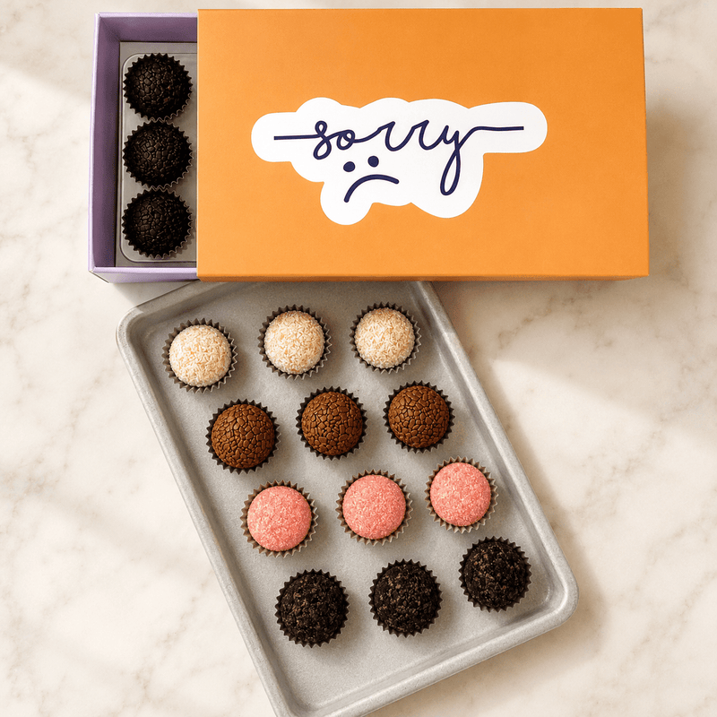 I'm Sorry Classic Brigadeiros — handcrafted Brazilian brigadeiro gift