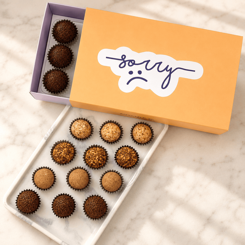 I'm Sorry Specialty Assortment Brigadeiros — handcrafted Brazilian brigadeiro gift