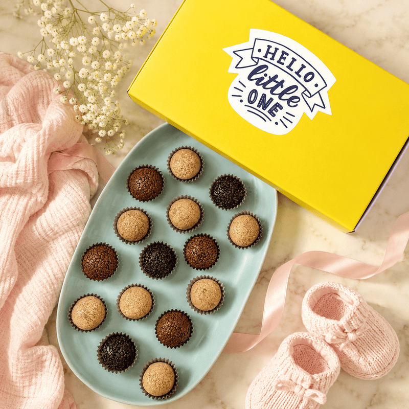 New Baby Chocolate + Coffee Brigadeiros — handcrafted Brazilian brigadeiro gift