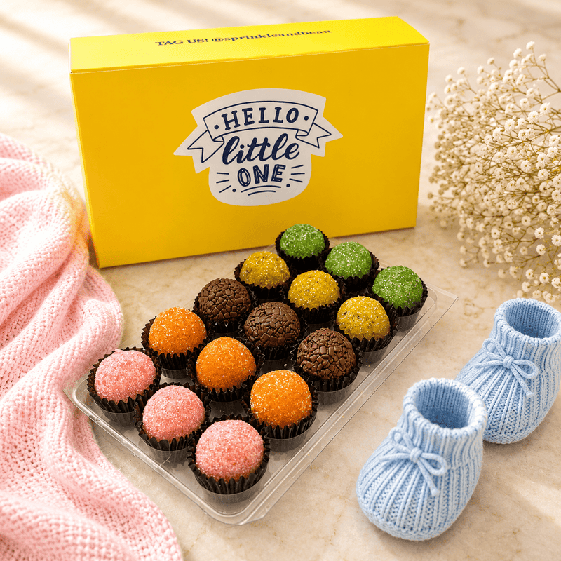 New Baby Fruits Assortment Brigadeiros — handcrafted Brazilian brigadeiro gift