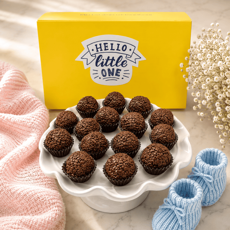 New Baby Milk Chocolate Brigadeiros — handcrafted Brazilian brigadeiro gift