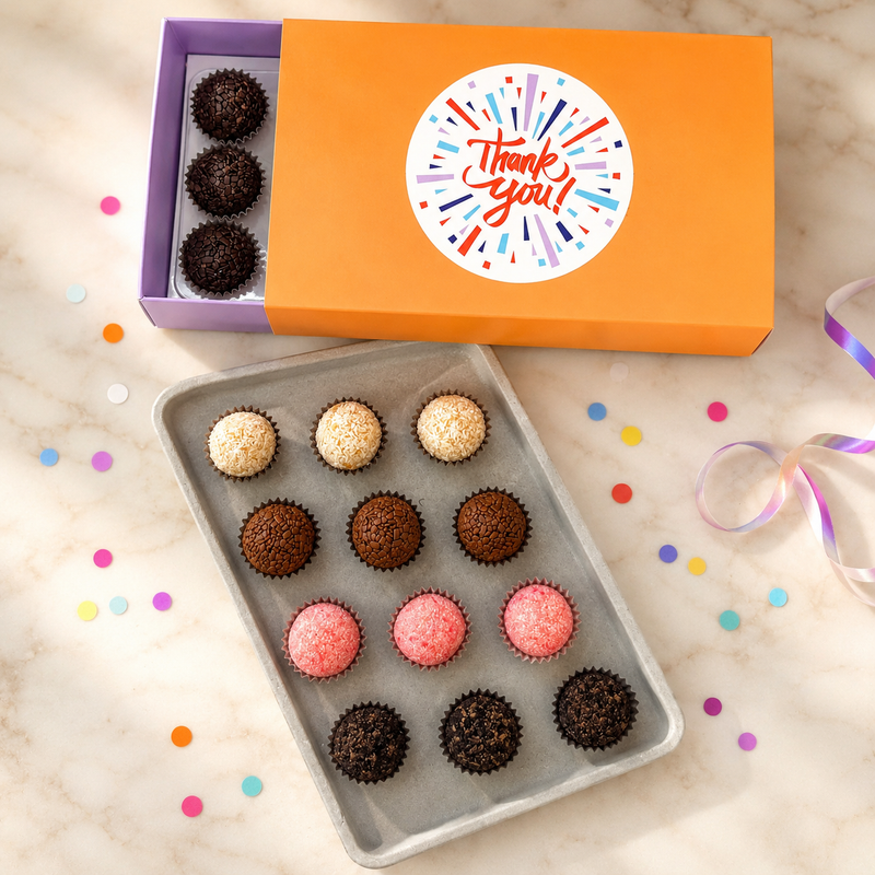 Thank You Classic Brigadeiros — handcrafted Brazilian brigadeiro gift