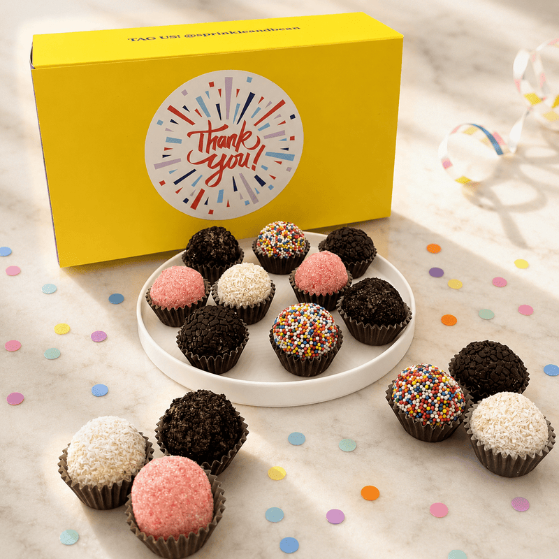 Thank You Classic Celebration Brigadeiros — handcrafted Brazilian brigadeiro gift