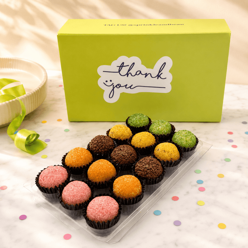 Thank You Fruits Assortment Brigadeiros — handcrafted Brazilian brigadeiro gift