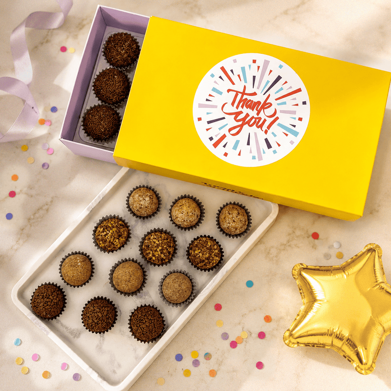 Thank You Specialty Assortment Brigadeiros — handcrafted Brazilian brigadeiro gift