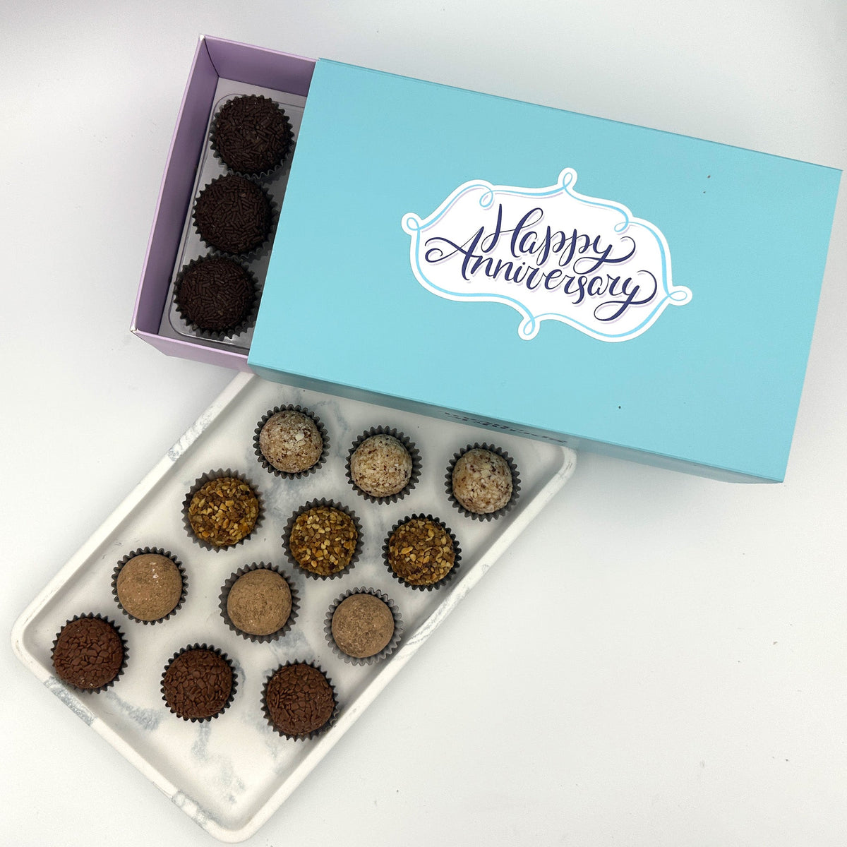 Anniversary Gifts brigadeiro gifts — handcrafted in Miami