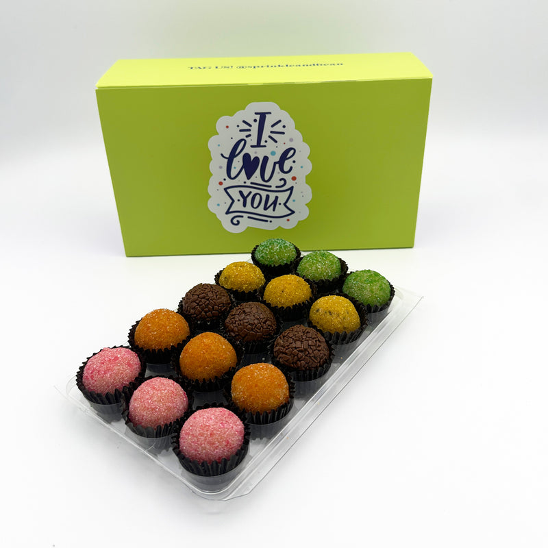 I Love You Fruits Assortment Brigadeiros — handcrafted Brazilian brigadeiro gift