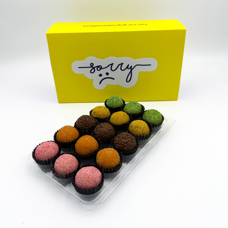 I'm Sorry Fruits Assortment Brigadeiros — handcrafted Brazilian brigadeiro gift