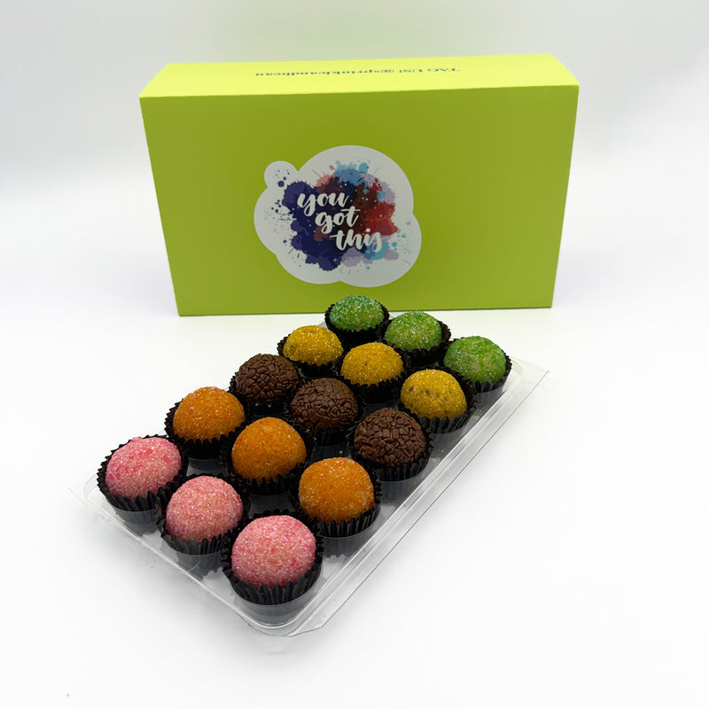 You Got This! Fruit Assortment Brigadeiros — handcrafted Brazilian brigadeiro gift