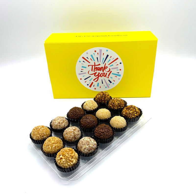 Thank You Nut Assortment Brigadeiros — handcrafted Brazilian brigadeiro gift