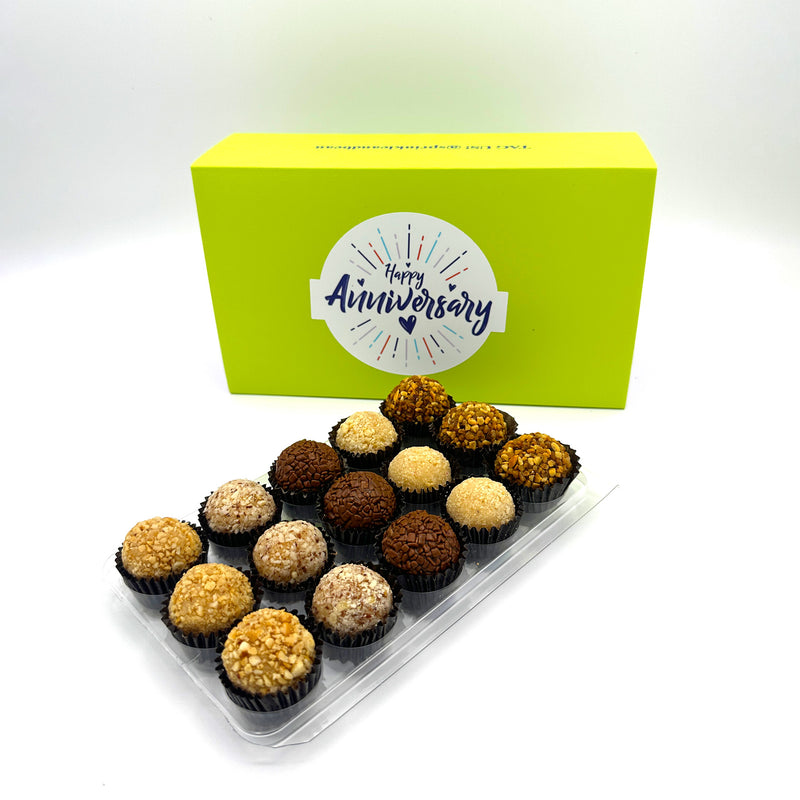Anniversary Nut Brigadeiros — handcrafted Brazilian brigadeiro gift