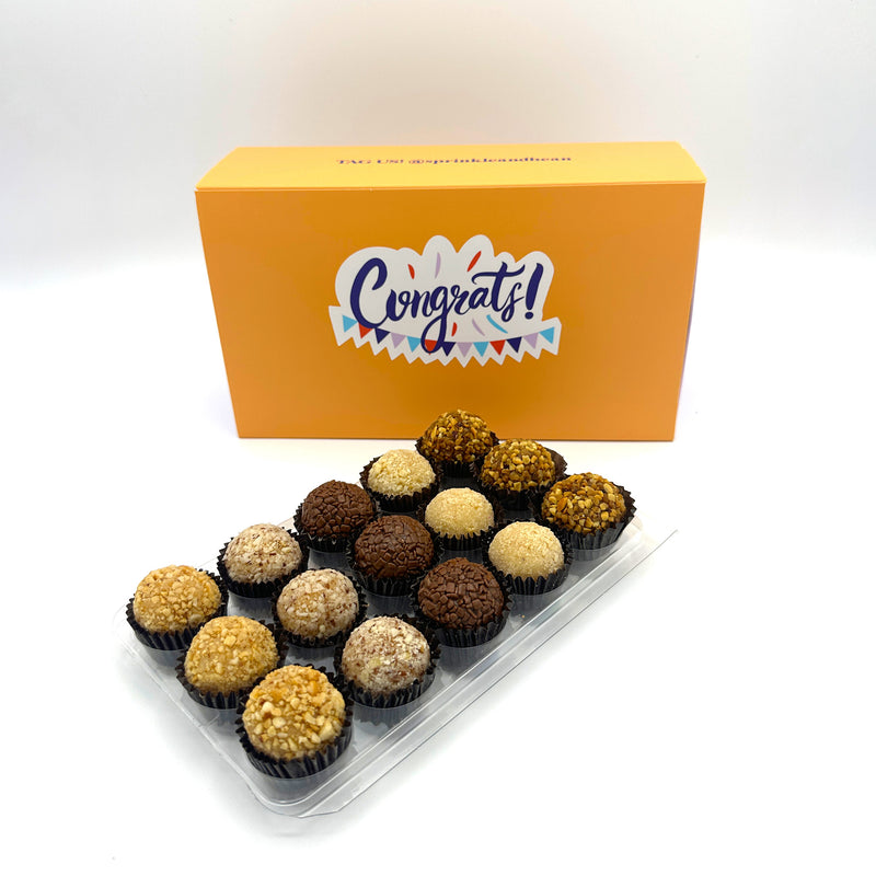 Congrats Nut Assortment Brigadeiros — handcrafted Brazilian brigadeiro gift
