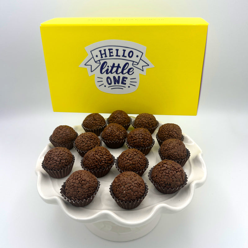 New Baby Milk Chocolate Brigadeiros — handcrafted Brazilian brigadeiro gift
