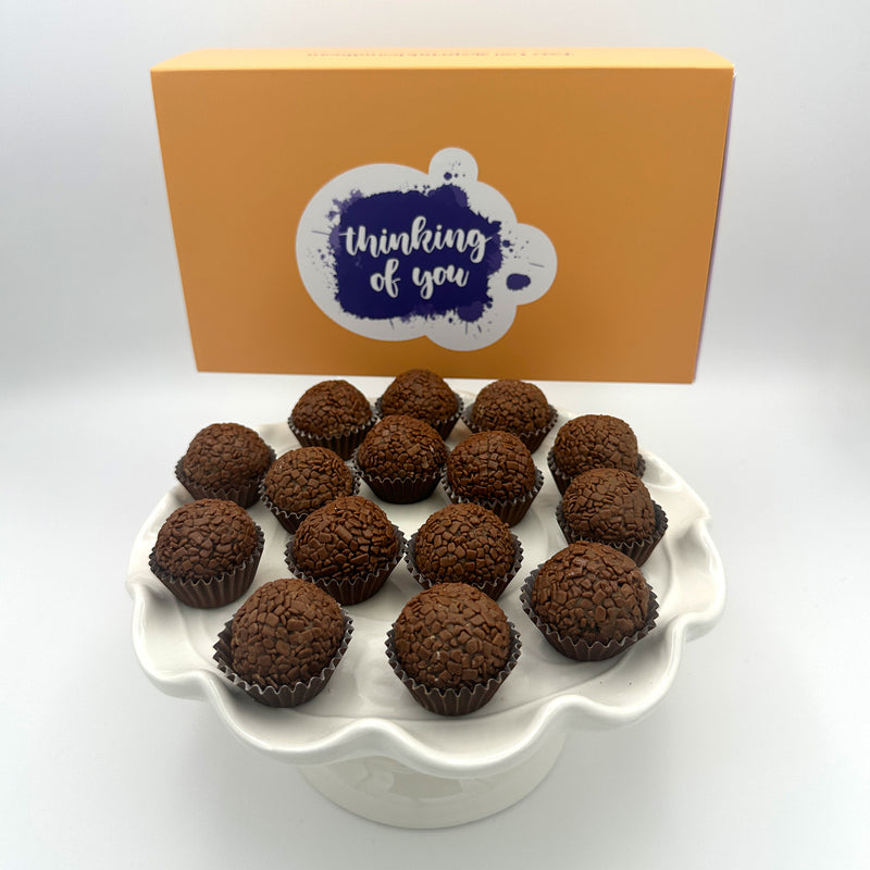 Thinking of You Milk Chocolate Brigadeiros — handcrafted Brazilian brigadeiro gift
