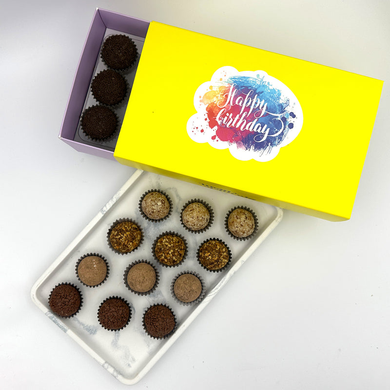 Birthday Specialty Brigadeiros — handcrafted Brazilian brigadeiro birthday gift