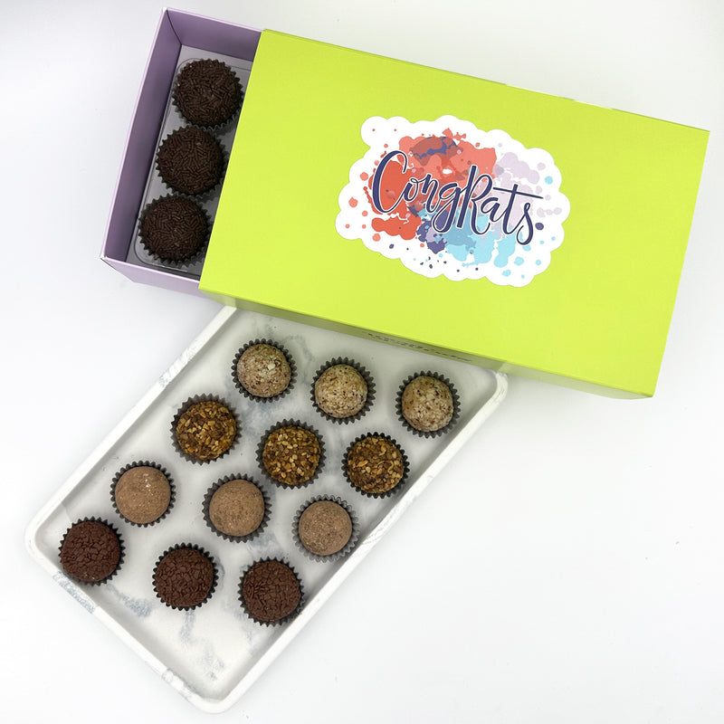 Congrats Specialty Assortment Brigadeiros — handcrafted Brazilian brigadeiro gift