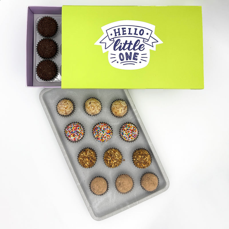 New Baby Specialty Celebration Brigadeiros — handcrafted Brazilian brigadeiro gift