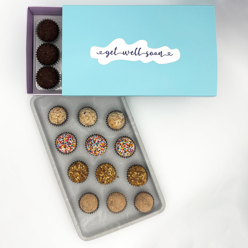 Get Well Soon Specialty Celebration Brigadeiros — handcrafted Brazilian brigadeiro gift