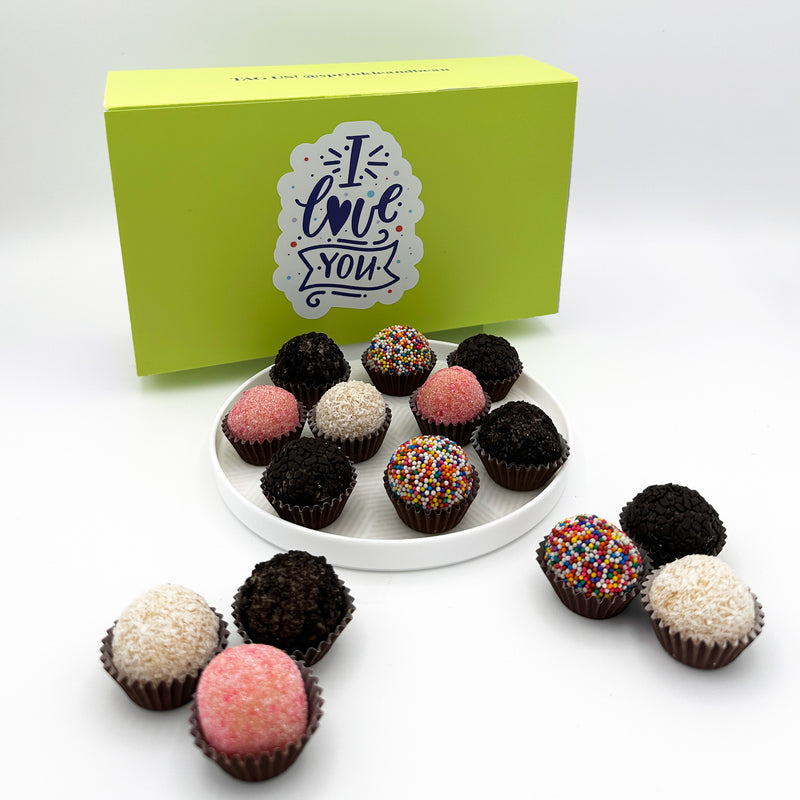I Love You Classic Celebration Brigadeiros — handcrafted Brazilian brigadeiro gift