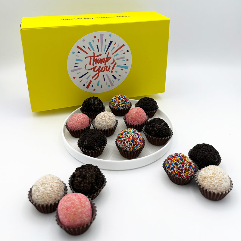 Thank You Classic Celebration Brigadeiros — handcrafted Brazilian brigadeiro gift