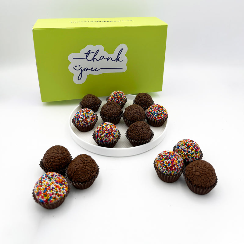 Thank You Milk Celebration Brigadeiros — handcrafted Brazilian brigadeiro gift