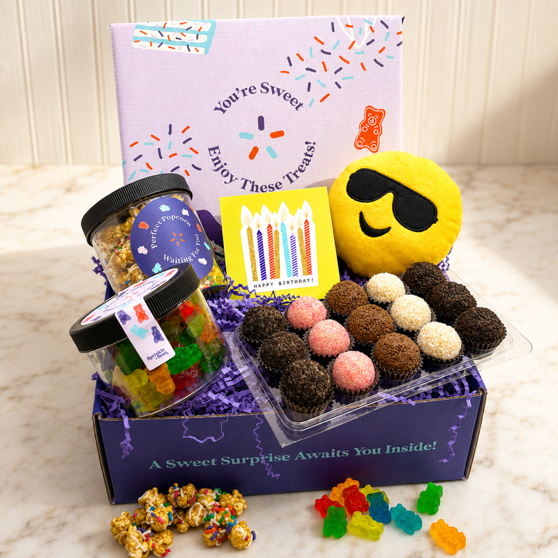 A Sprinkle of Birthday Fun — handcrafted Brazilian brigadeiro birthday gift