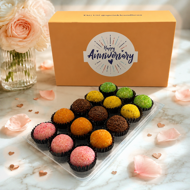 Anniversary Fruits Brigadeiros — handcrafted Brazilian brigadeiro gift